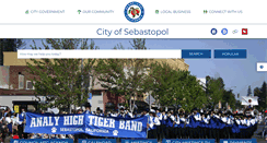 Desktop Screenshot of ci.sebastopol.ca.us